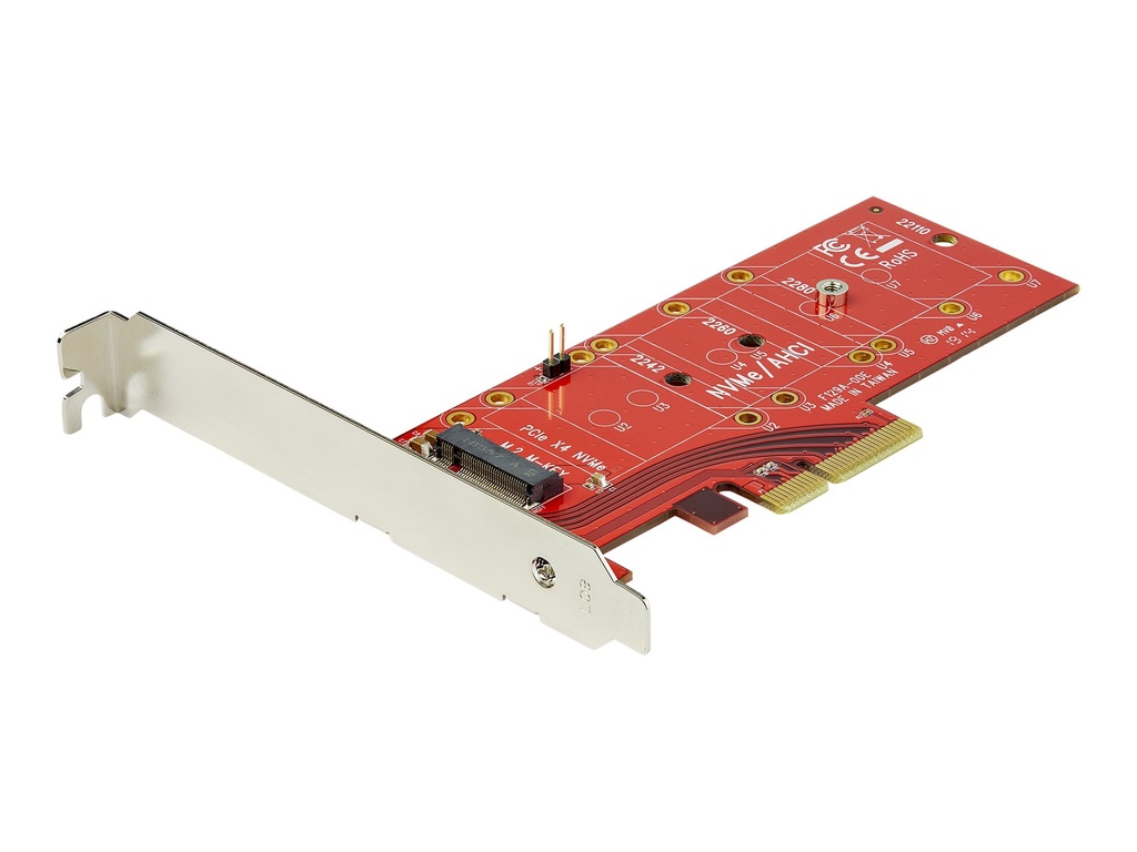 StarTech.com Startech M2 PCIe SSD Adapter - x4 PCIe 3.0 NVMe / AHCI / NGFF / M-Key - Low Profile and Full Profile - SSD PCIe M.2 Adapter (PEX4M2E1)