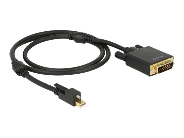 Delock Cable mini Displayport 1.2 male with screw