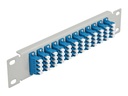 Delock Patch Panel - SC SM X 48 - Grau - 1U - 25.4 cm (10")