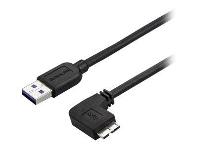 StarTech.com StarTech 50cm Slim Micro USB 3.0 Kabel rechtsgewinkelt - USB 3.1 Gen 1 (5 Gbit/s)