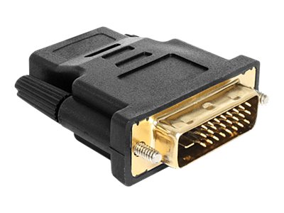 Delock Adapter DVI 24+1 pin male > HDMI female