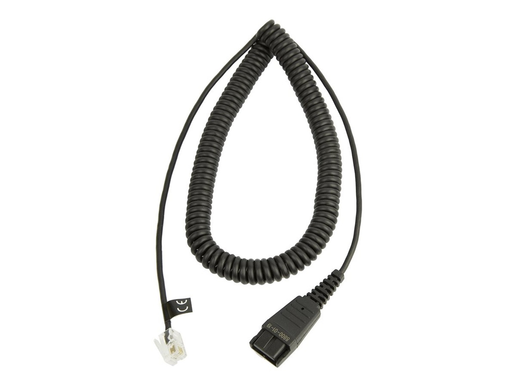 Jabra 8800 01 - Headsetadapter - 2 m - für Jabra GN 2100 Flex-Boom 3-in-1