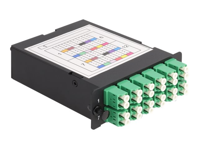 Delock MPO-Glasfaseroptikkassette - hohe Dichte