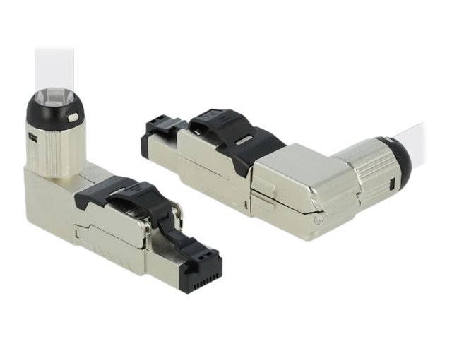 Delock Netzwerkanschluss - RJ-45 (M) gewinkelt