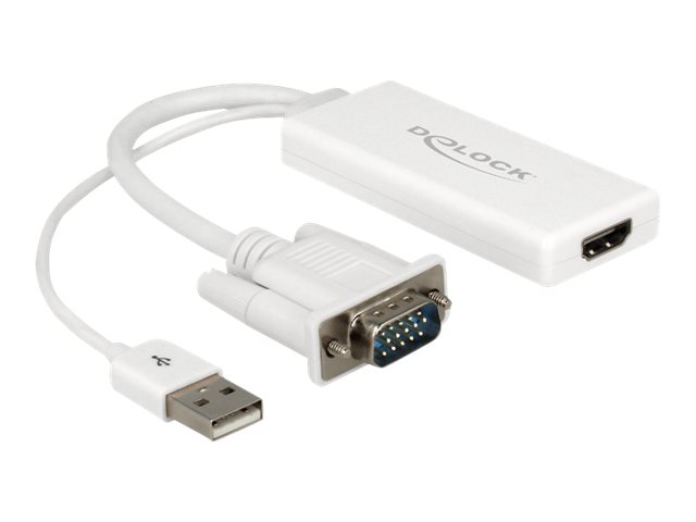 Delock Video- / Audio-Adapter - USB, 15 pin D-Sub (DB-15)