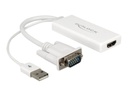 Delock Video- / Audio-Adapter - USB, 15 pin D-Sub (DB-15)