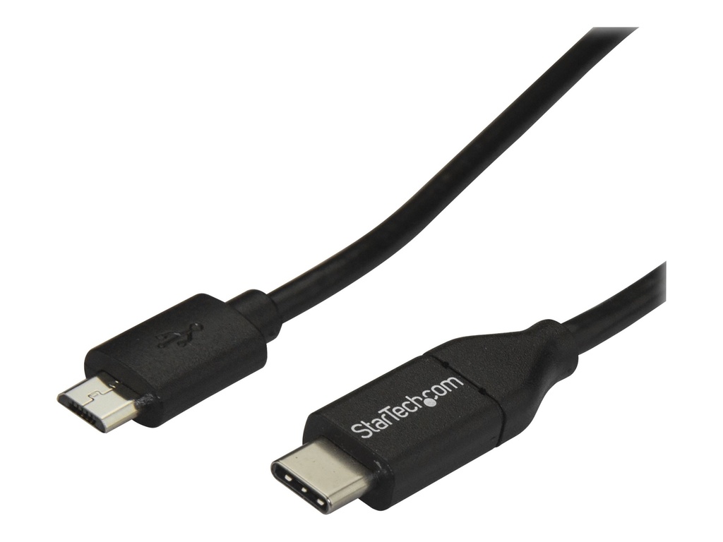 StarTech.com StarTech 2m USB-C Micro-B Kabel - USB 2.0 - USB-C auf Micro USB Ladekabel - USB 2.0 Typ C zu Micro B Kabel - Thunderbolt 3 kompatibel - USB-Kabel - USB-C (M)