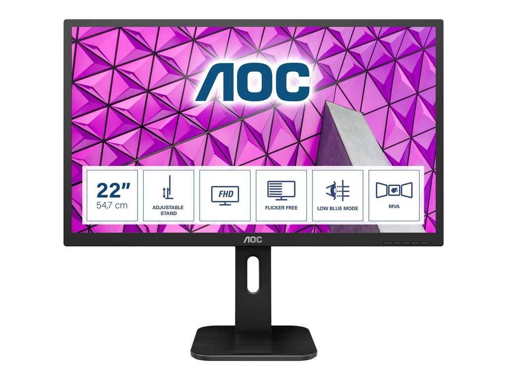 AOC 22P1 - LED-Monitor - 54.6 cm (21.5") (22" sichtbar)