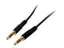 StarTech.com MU10MMS 3,5 mm Aux-Kabel (3m, schlank, St/St, Audiokabel, Kopfhörerkabel , 3,5mm Klinkenkabel)