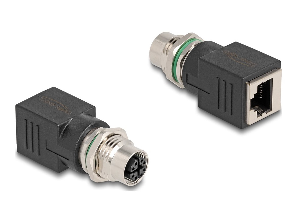 Delock Netzwerkadapter - 8-polig M12 (W) zu RJ-45 (W)