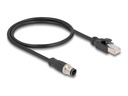 Delock Netzwerkkabel - M12 (4-polig) (M) zu RJ-45 (M)