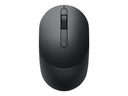 Dell Mobile Wireless-Maus – MS3320W – Schwarz - Beidhändig - Optisch - RF Wireless + Bluetooth - 1600 DPI - Schwarz
