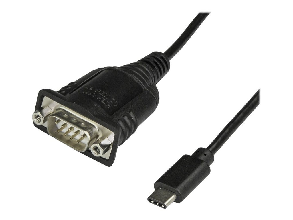 StarTech.com USB-C auf Seriell Adapter - USB C zu RS232 Kabel - USB Typ C auf DB9 Kabeladapter - Windows / MacOS / Linux kompatibel - Kabel USB / seriell - DB-9 (M)