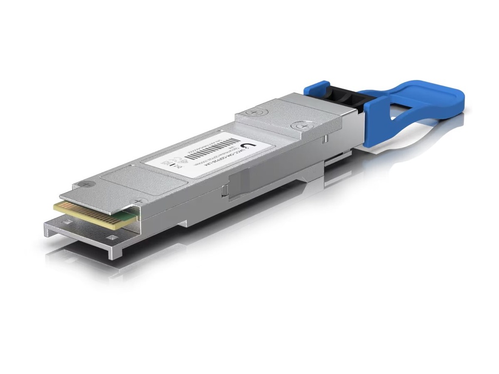Ubiquiti UniFi - QSFP28 Empfängermodul - 100GbE - 100GBase-LR4 - LC/UPC Einzelmodus - bis zu 10 km - 1295 nm / 1300 nm / 1304 nm / 1309 nm (TX)