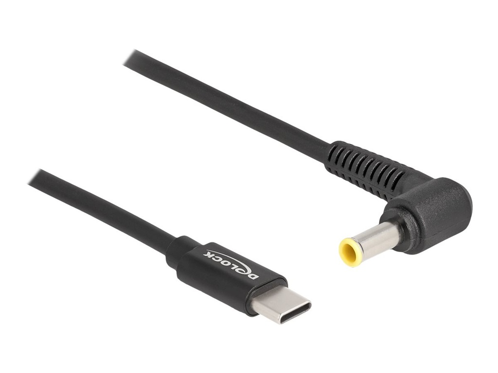 Delock Stromkabel - USB-C (M) zu Gleischstromstecker 5,5 x 3,0 mm (M)