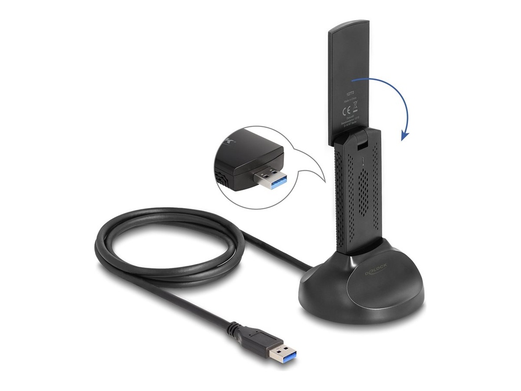 Delock Netzwerkadapter - USB 3.0 - Wi-Fi 6E