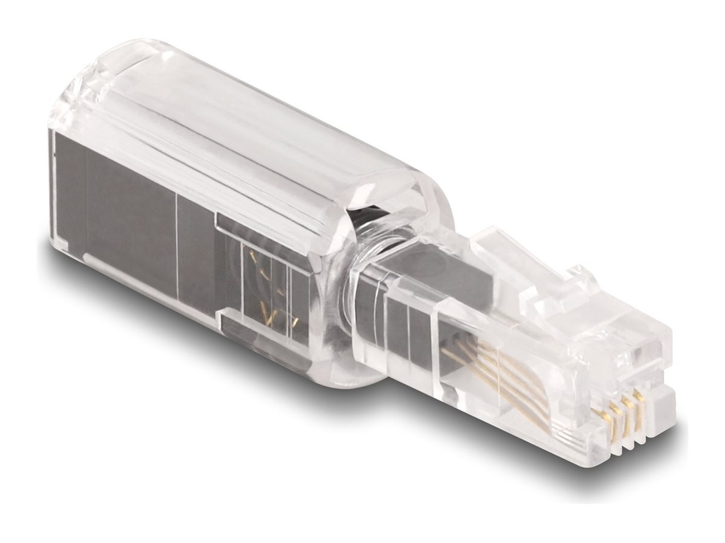 Delock Telefonadapter - RJ-10 (M) zu RJ-10 (W)