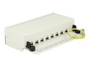 Delock Patch Panel - RJ-45 X 8 - Hellgrau