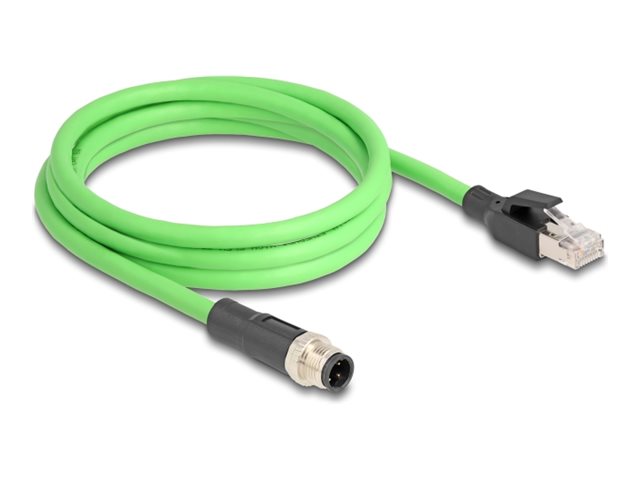 Delock Netzwerkkabel - M12 (4-polig) (M) zu RJ-45 (M)
