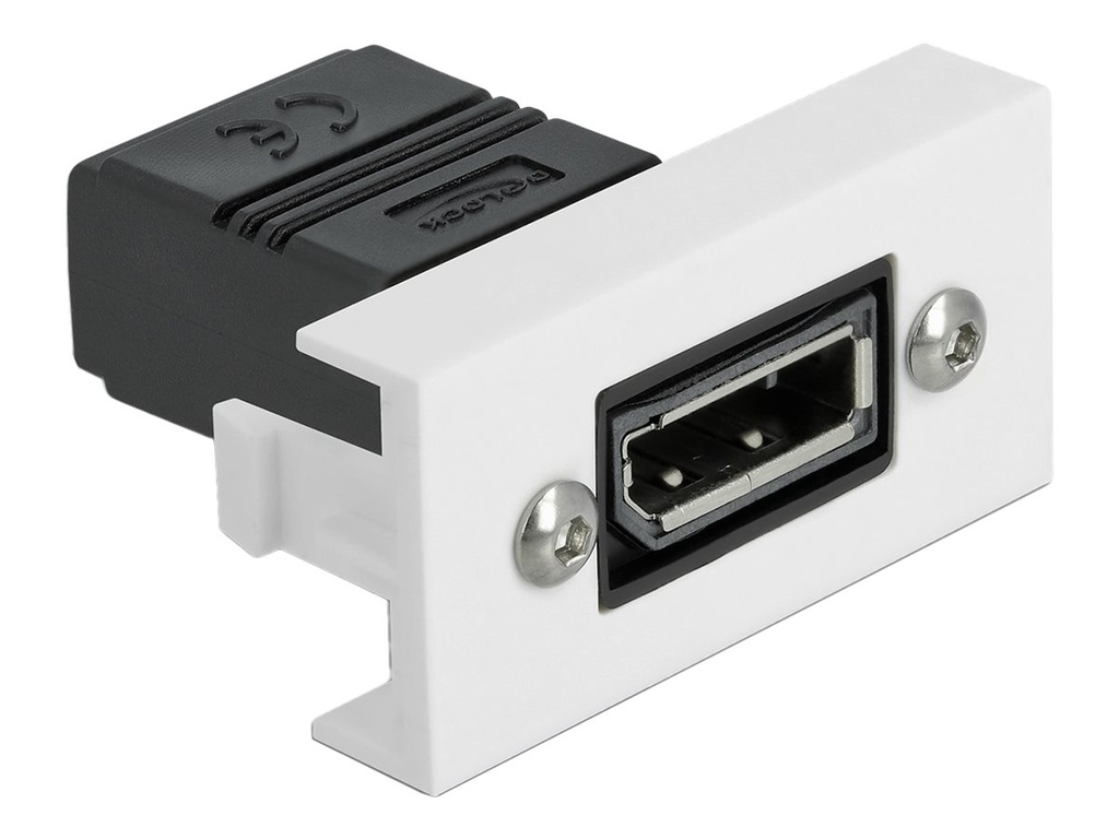 Delock Easy 45 - Einrastmodul - DP - weiß