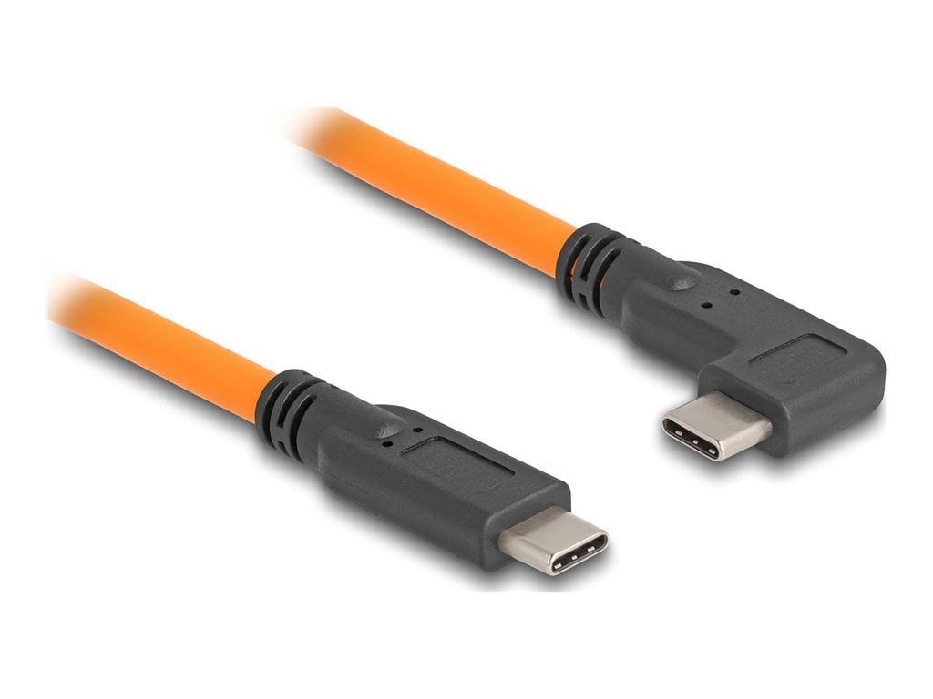 Delock USB-Kabel - USB-C (M) gewinkelt zu USB-C (M)