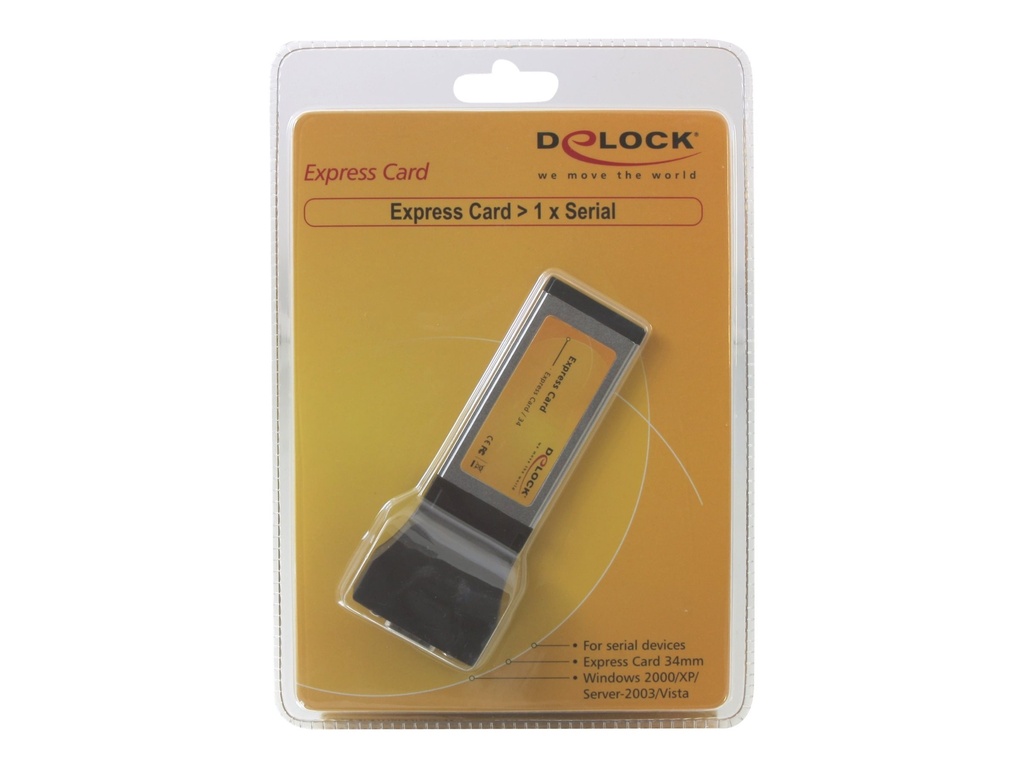 Delock Express Card to 1x serial - Serieller Adapter