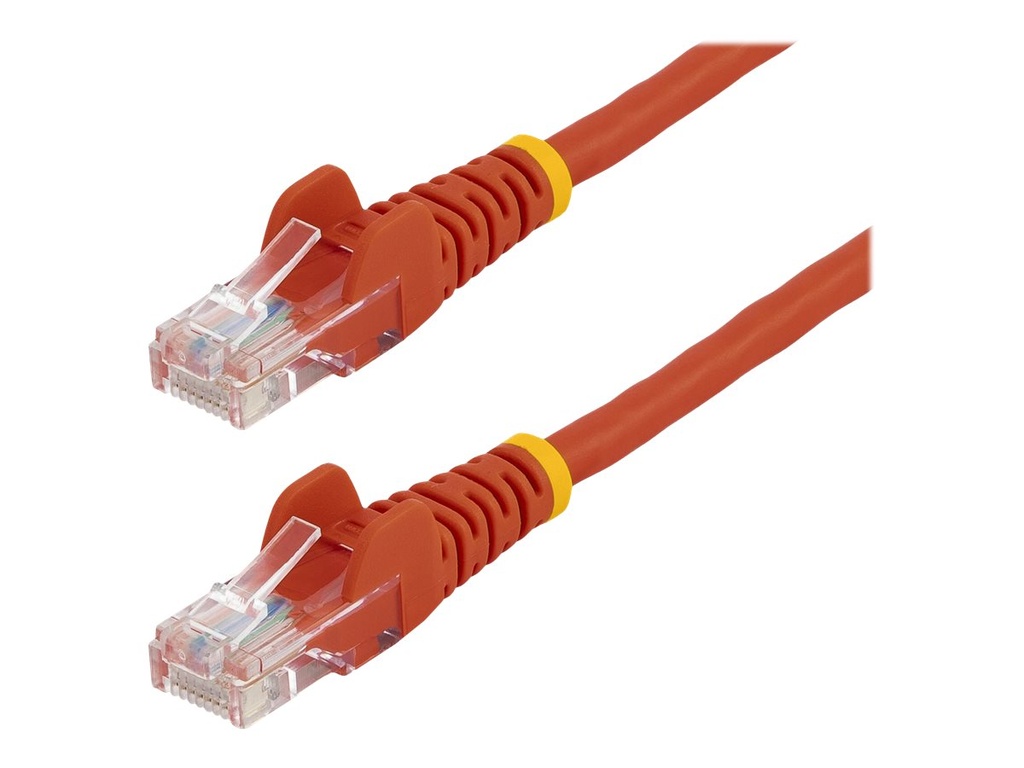 StarTech.com Startech CAT5e Cable - 7 m Red Ethernet Cable - Snagless - CAT5e Patch Cord - CAT5e UTP Cable - RJ45 Network Cable - Patch-Kabel - RJ-45 (M)