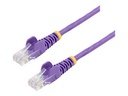StarTech.com 10m Cat5e Ethernet Netzwerkkabel Snagless mit RJ45 - Cat 5e UTP Kabel - Lila - Patch-Kabel - RJ-45 (M)