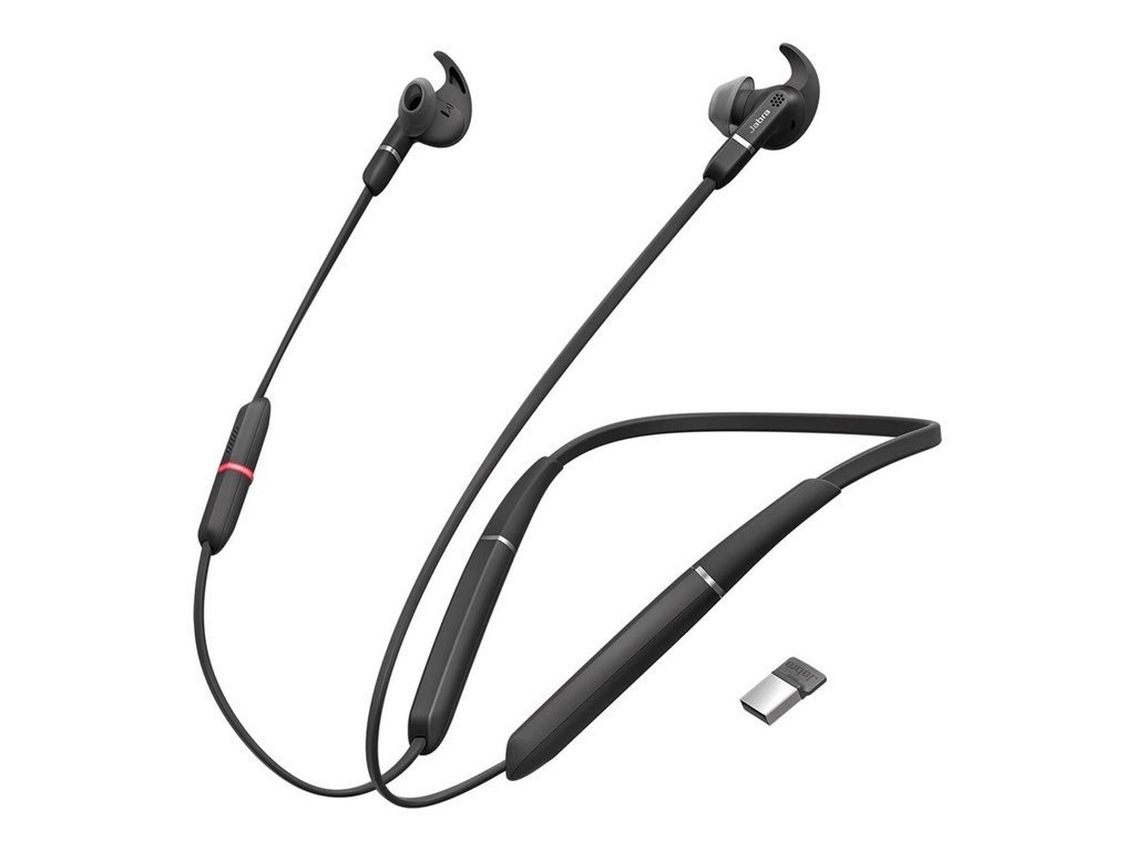 Jabra Evolve 65e UC - Ohrhörer mit Mikrofon
