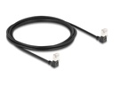 Delock Netzwerkkabel - RJ-45 (M) nach unten abgewinkelt zu RJ-45 (M)