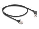 Delock Netzwerkkabel - RJ-45 (M) nach oben angewinkelt zu RJ-45 (M)