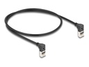 Delock Netzwerkkabel - RJ-45 (M) nach oben angewinkelt zu RJ-45 (M)
