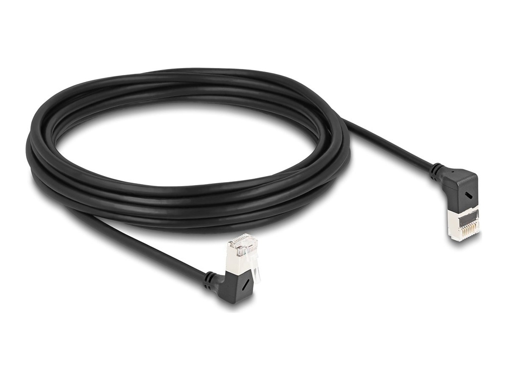 Delock Netzwerkkabel - RJ-45 (M) nach oben angewinkelt zu RJ-45 (M)