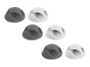 Delock with 2 feed-throughs - Kabelhalter-Kit