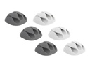 Delock with 3 feed-throughs - Kabelhalter-Kit