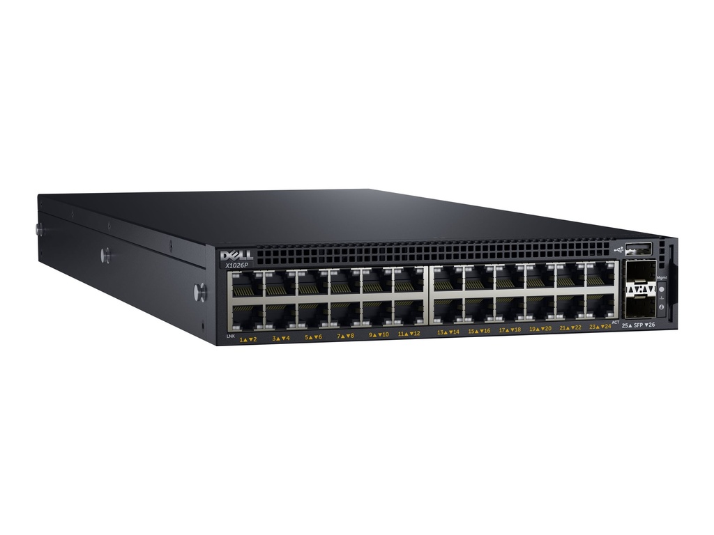 Dell Networking X1026P - Switch - L2+ - managed