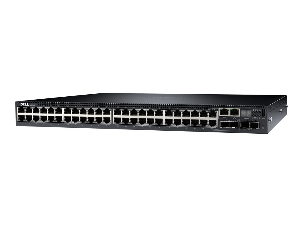 Dell Networking N3048EP-ON - Switch - L3 - managed - 48 x 10/100/1000 (PoE+)