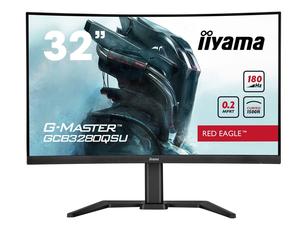 Iiyama G-MASTER Red Eagle GCB3280QSU-B2 - LED-Monitor - Gaming - gebogen - 81.3 cm (32")