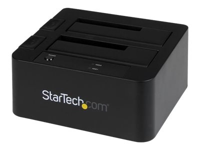 StarTech.com Dual-Bay USB 3.0 / eSATA Dockingstation für SATA Festplatten - Speicher-Controller - 2.5", 3.5" (6.4 cm, 8.9 cm)