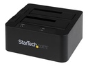 StarTech.com Dual-Bay USB 3.0 / eSATA Dockingstation für SATA Festplatten - Speicher-Controller - 2.5", 3.5" (6.4 cm, 8.9 cm)