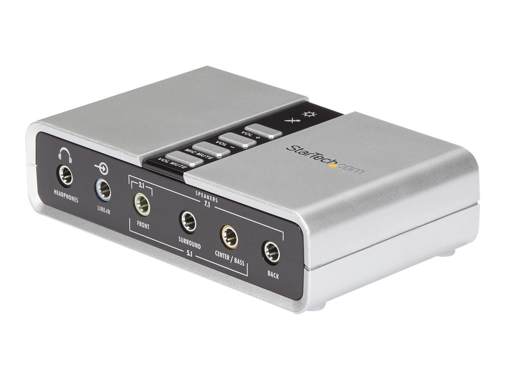 StarTech.com USB 2.0 Soundbox 7.1 Adapter - externe