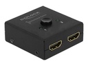 Delock HDMI 2 - 1 bidirectional 4K 60 Hz compact