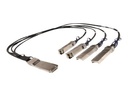 Dell 40GbE QSFP+ to 4 x 10GbE SFP+ Passive Copper Breakout Cable