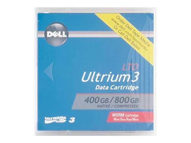 Dell  LTO Ultrium WORM 3 - 400 GB / 800 GB - für PowerEdge R310, R320, R720, R820, T110, T320, T420, T620