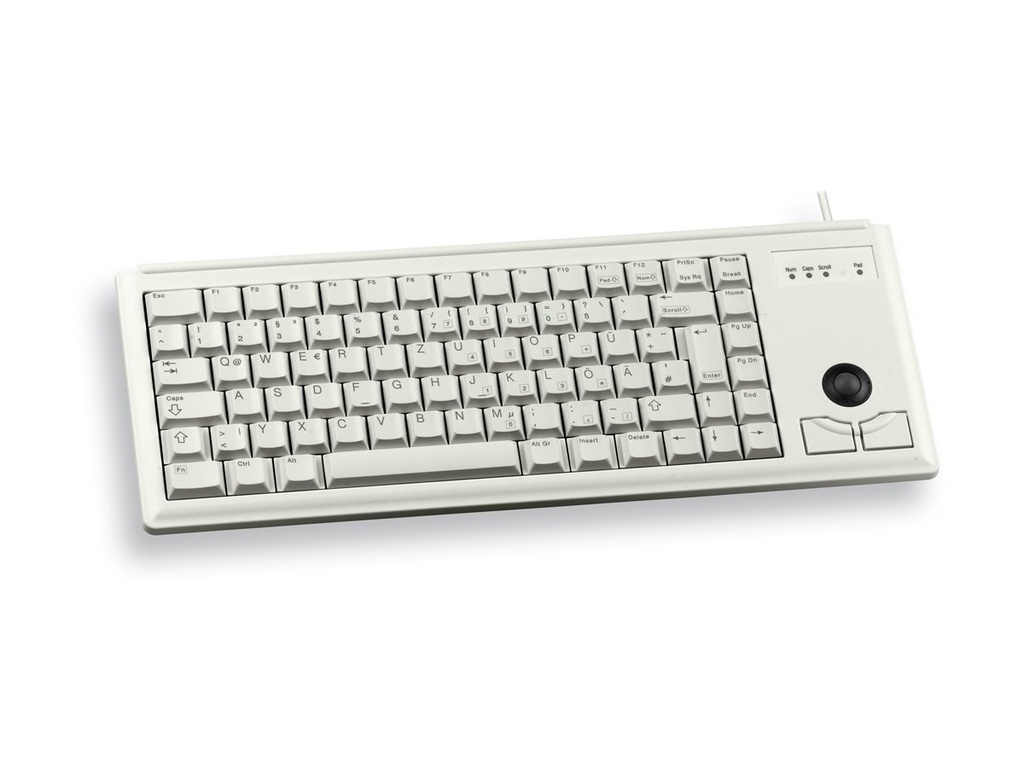 Cherry ML4420 - Tastatur - PS/2 - USA - Hellgrau