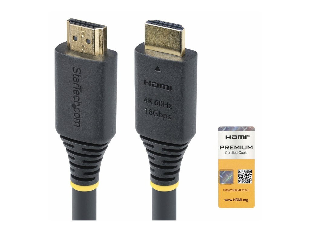 StarTech.com 7m (22.9ft) Premium Certified High Speed HDMI Cable, 4K60Hz