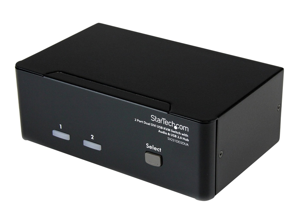 StarTech.com 2 Port DVI USB KVM Switch mit Audio