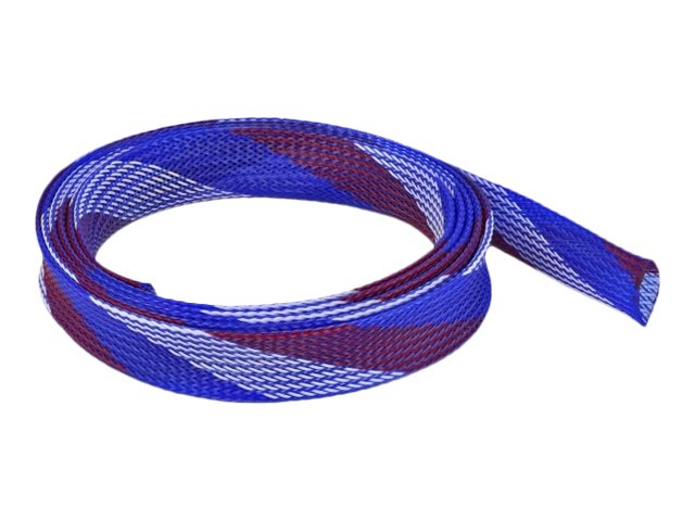 Delock Geflechtschlauch - dehnbar - 2 m - weiß