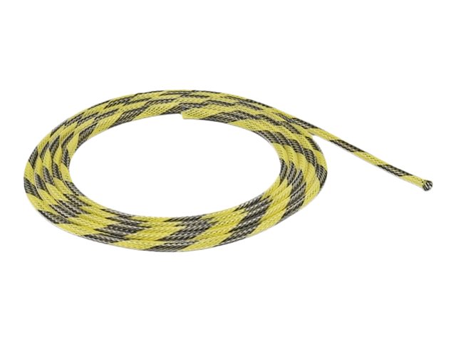 Delock Geflechtschlauch - dehnbar - 2 m - Schwarz