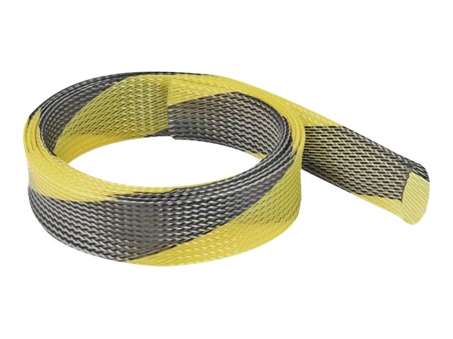 Delock Geflechtschlauch - dehnbar - 2 m - Schwarz